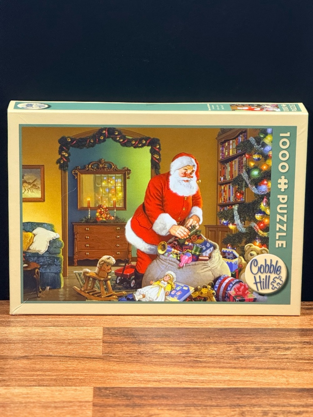 COBBLE HILL Tom Newsom “Santa Always Delivers” 1000 Pieces Puzzle